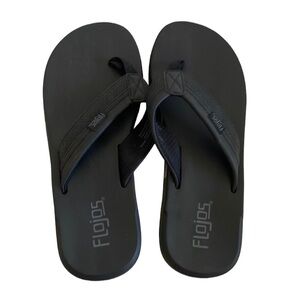 NWOT Men’s FLOJOS SANDALS size 10 black​​​​​​​